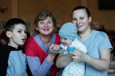 Geflüchtete Frauen aus der ukraine
